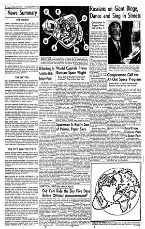 Los Angeles Times 13 апреля 1961 года Стр.2